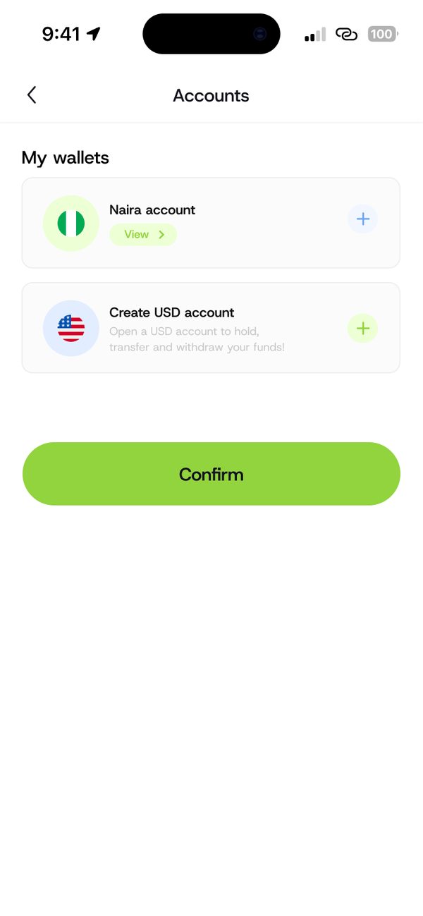 Open your wallets screen in the KnoxxPay app
