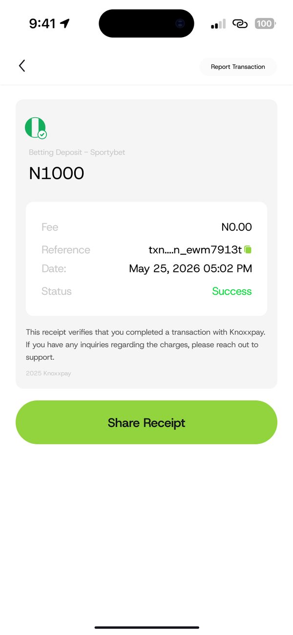 Share your receipt