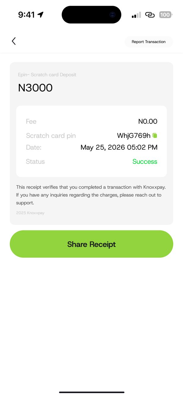 Pay and get your token