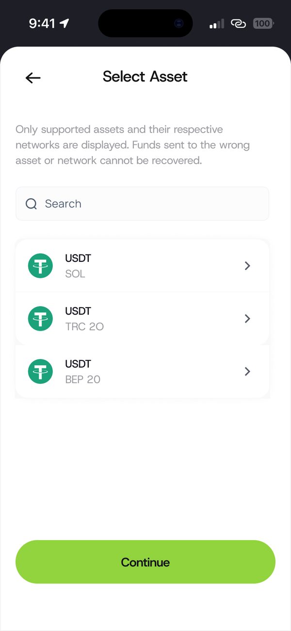 Select the asset