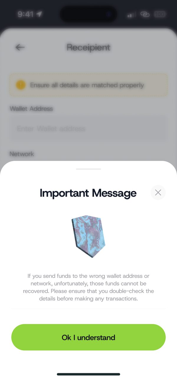 Read the warning