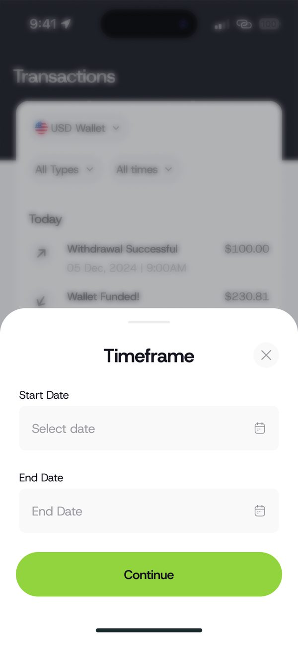 Filter by time