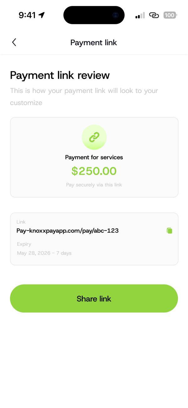 Review your link