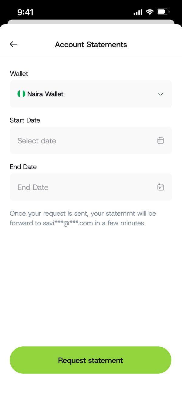 Request a statement