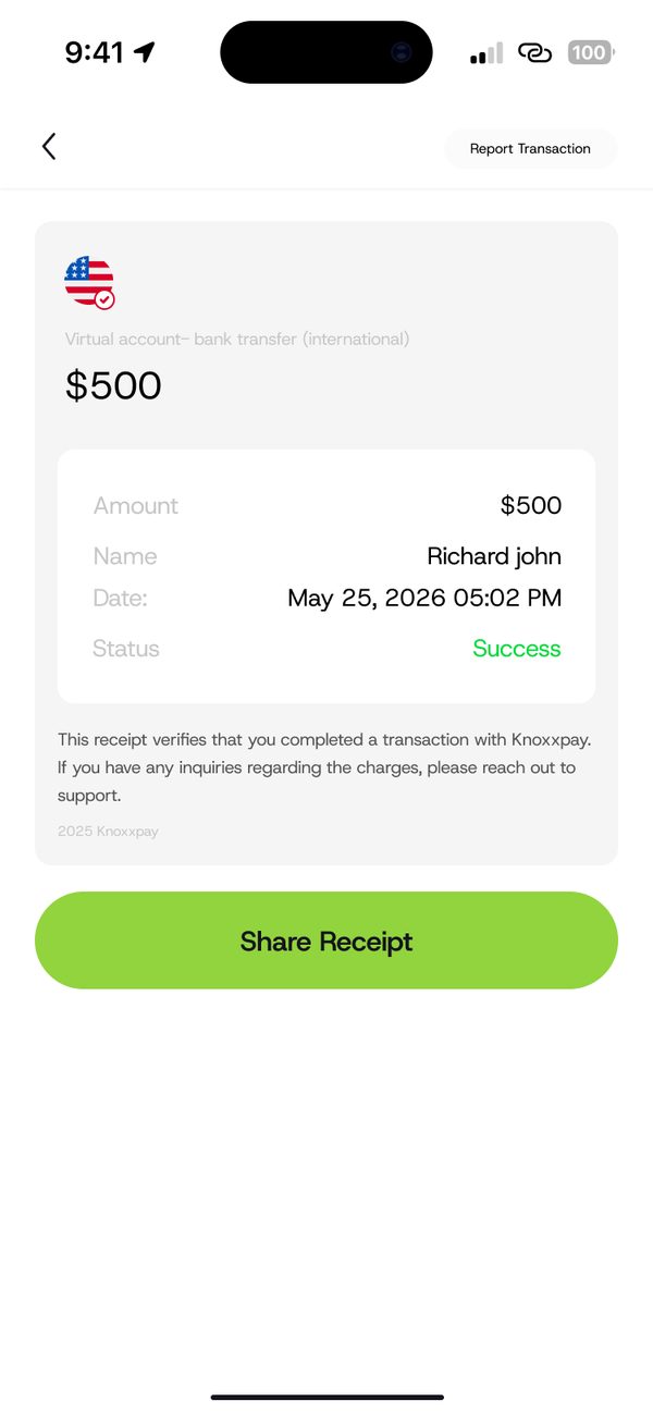 Get your receipt
